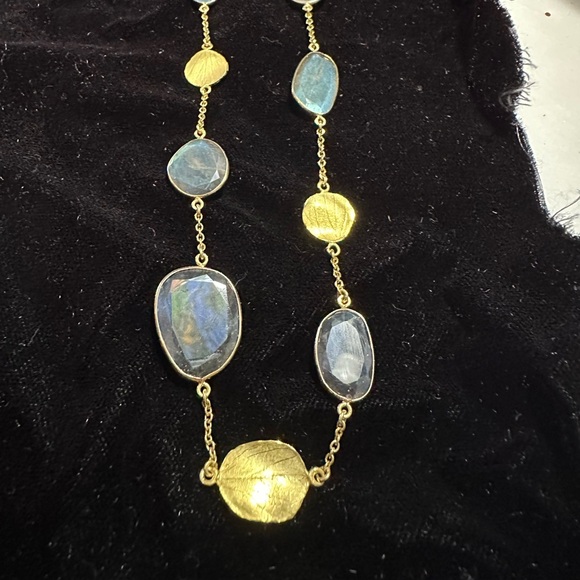 Barbara Heinrich Jewelry - Barbara Heinrich new 18kt gold and labradorite necklace